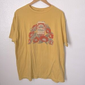 Budweiser beer floral graphic tee XL